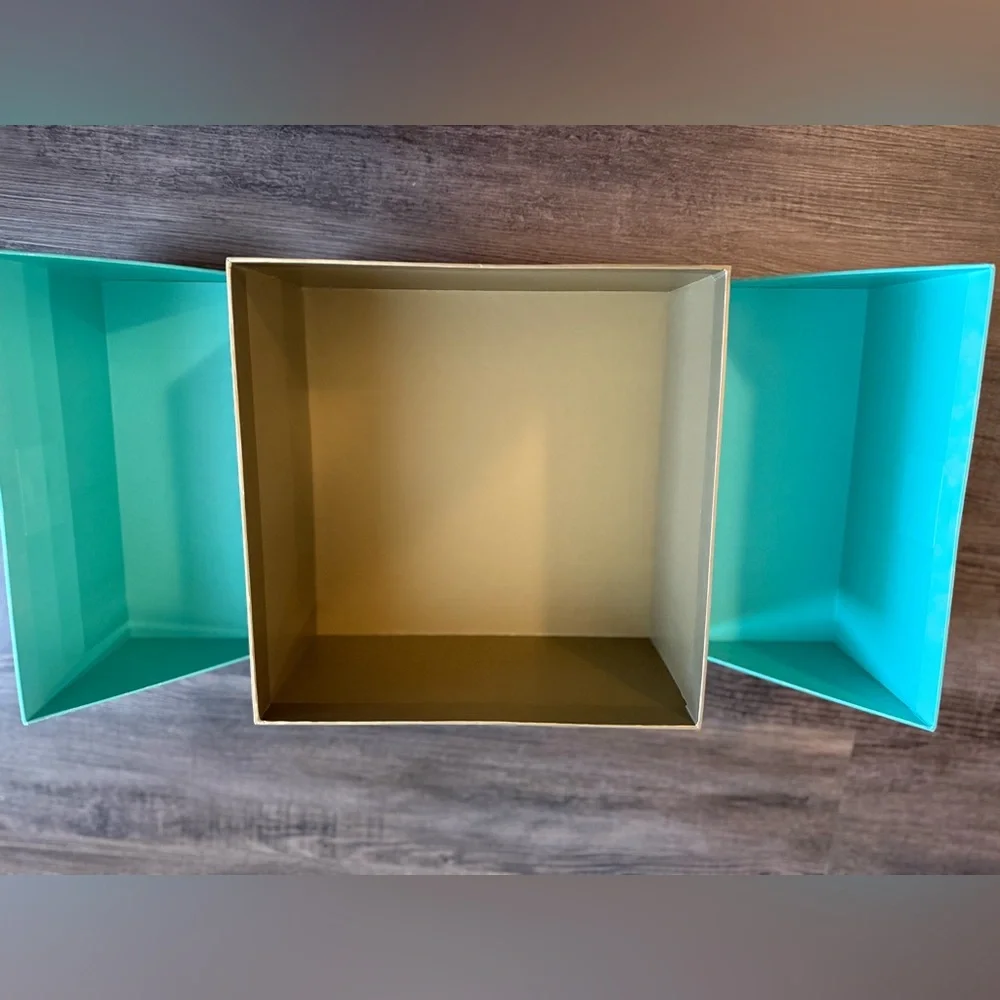 Fortnum & Mason Turquoise Empty Gift Box